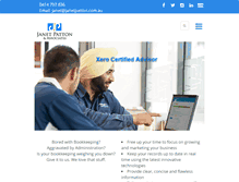 Tablet Screenshot of janetpatton.com.au